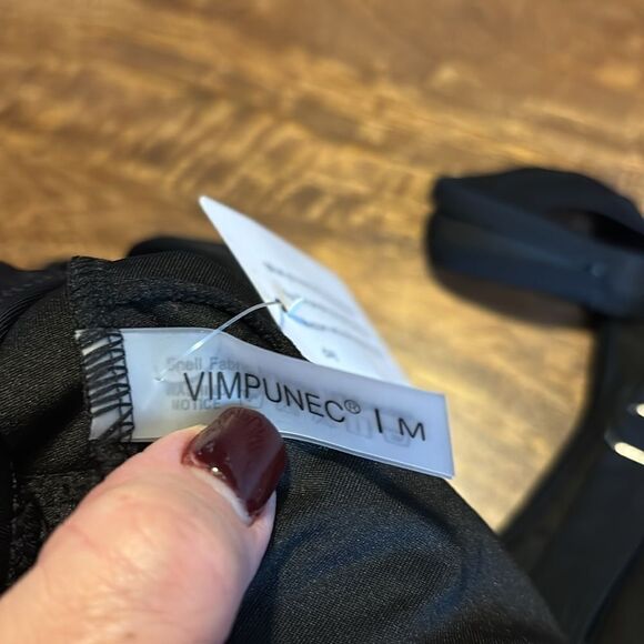 VIMPUNEC One Piece Tummy Control High Waisted Cut Out Swimwear M - Picture 7 of 8